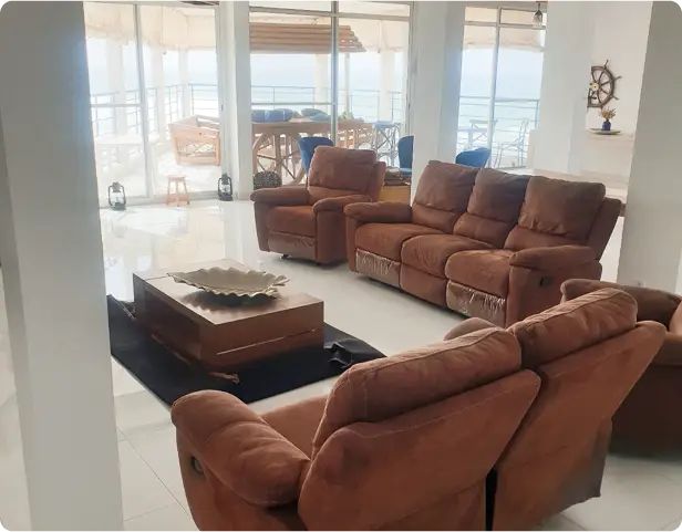 Photo du salon d'un appartement à vendre